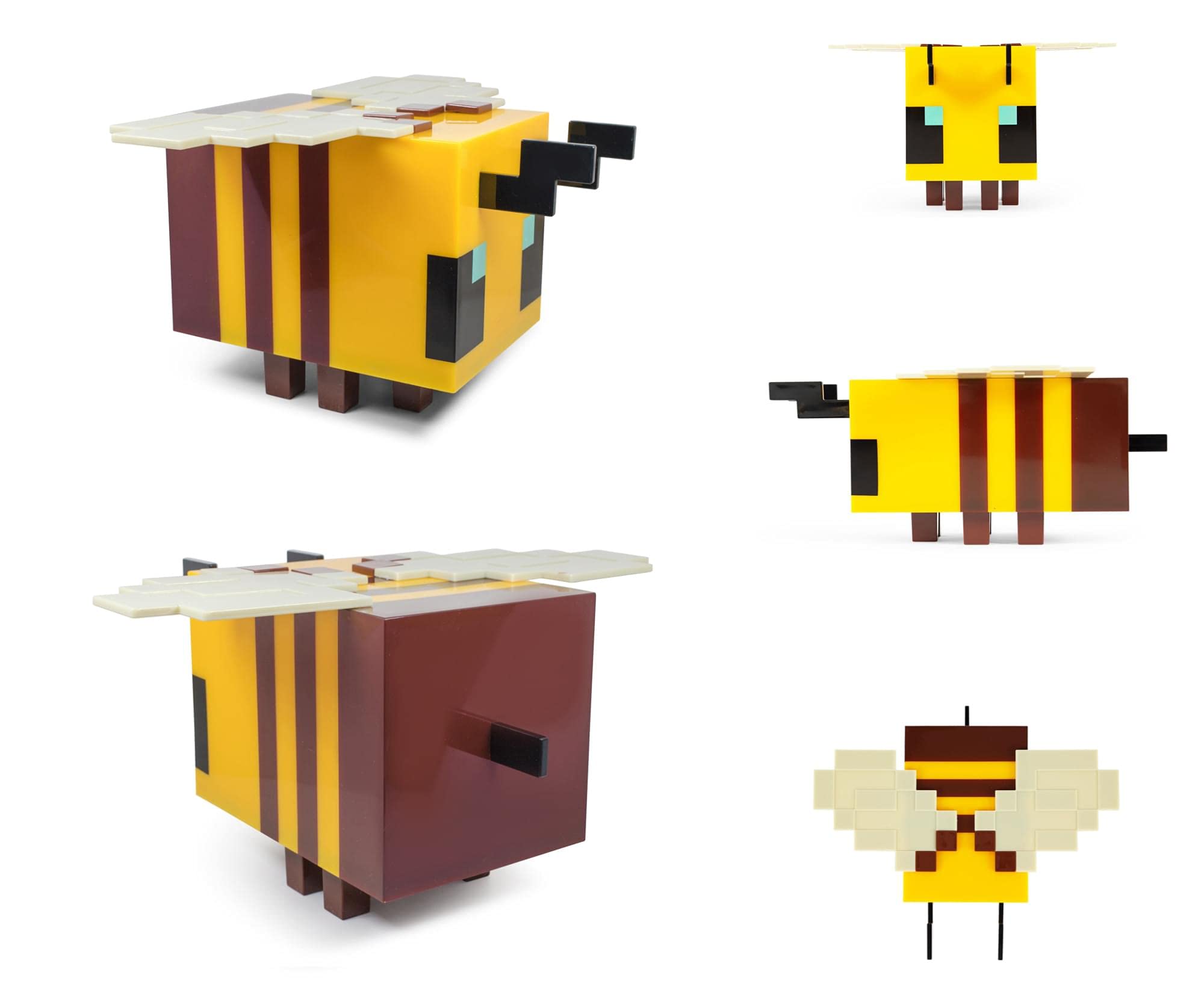 Foto 4 pulgar | Figura De Abeja Amarilla De Minecraft De Mood Light  13 Cm De Altura - Venta Internacional.