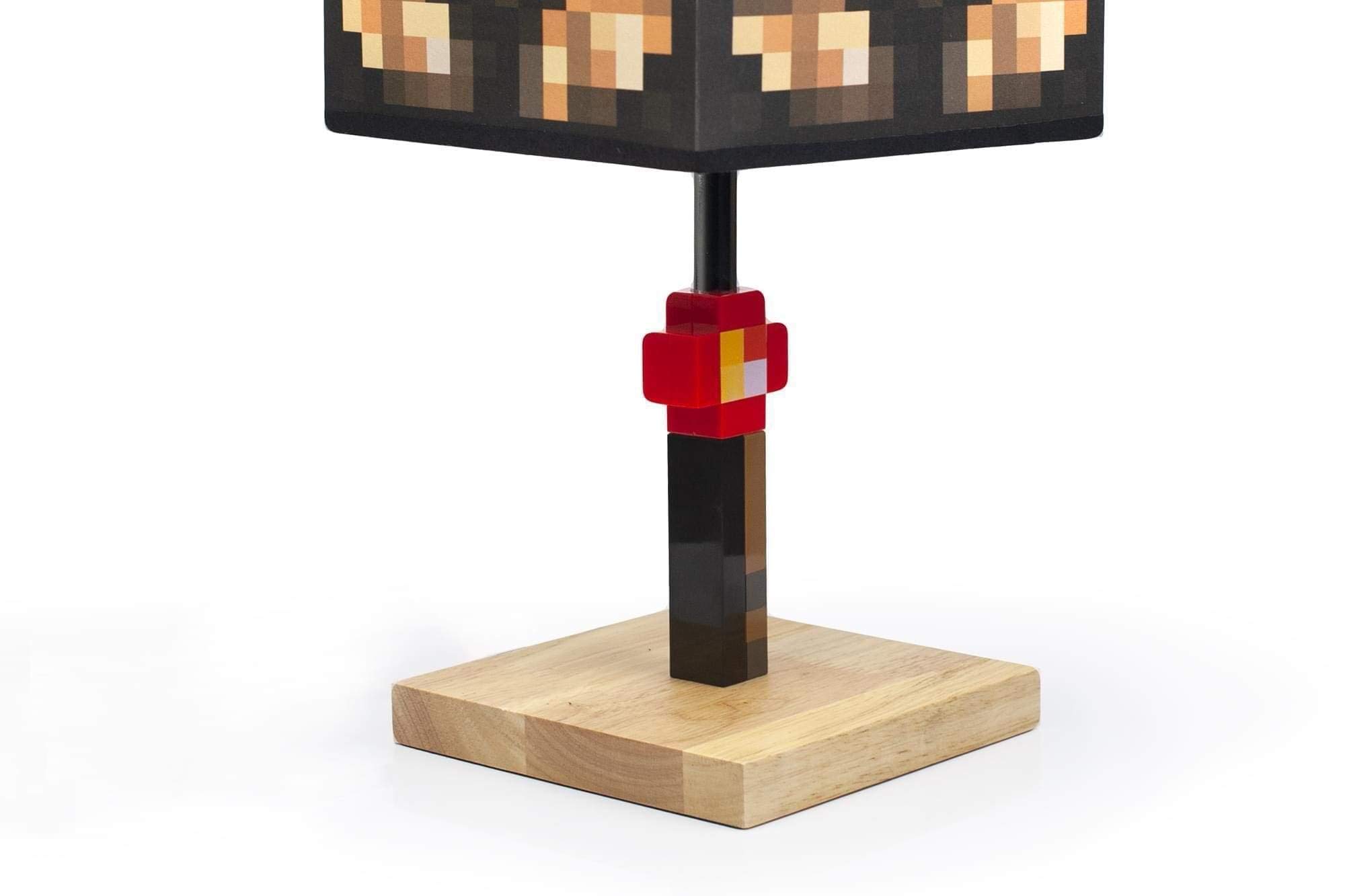Foto 4 | Lámpara De Escritorio Minecraft Glowstone Block De 36 Cm Con Cable  Luz Nocturna Led - Venta Internacional.