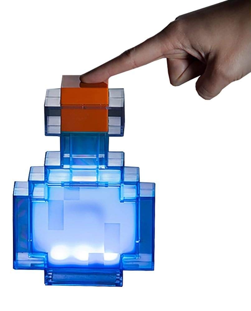 Foto 3 pulgar | Lámpara De Escritorio Con Forma De Botella De Poción De Minecraft  Led Que Cambia De Color  18 Cm - Venta Internaciona