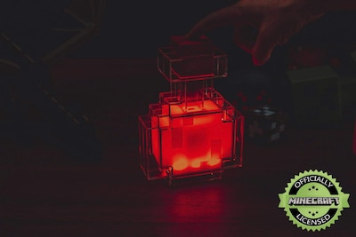 Foto 3 | Lámpara De Escritorio Con Forma De Botella De Poción De Minecraft Led Que Cambia De Color 18 Cm - Venta Internaciona