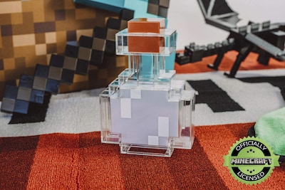 Foto 5 | Lámpara De Escritorio Con Forma De Botella De Poción De Minecraft Led Que Cambia De Color 18 Cm - Venta Internaciona
