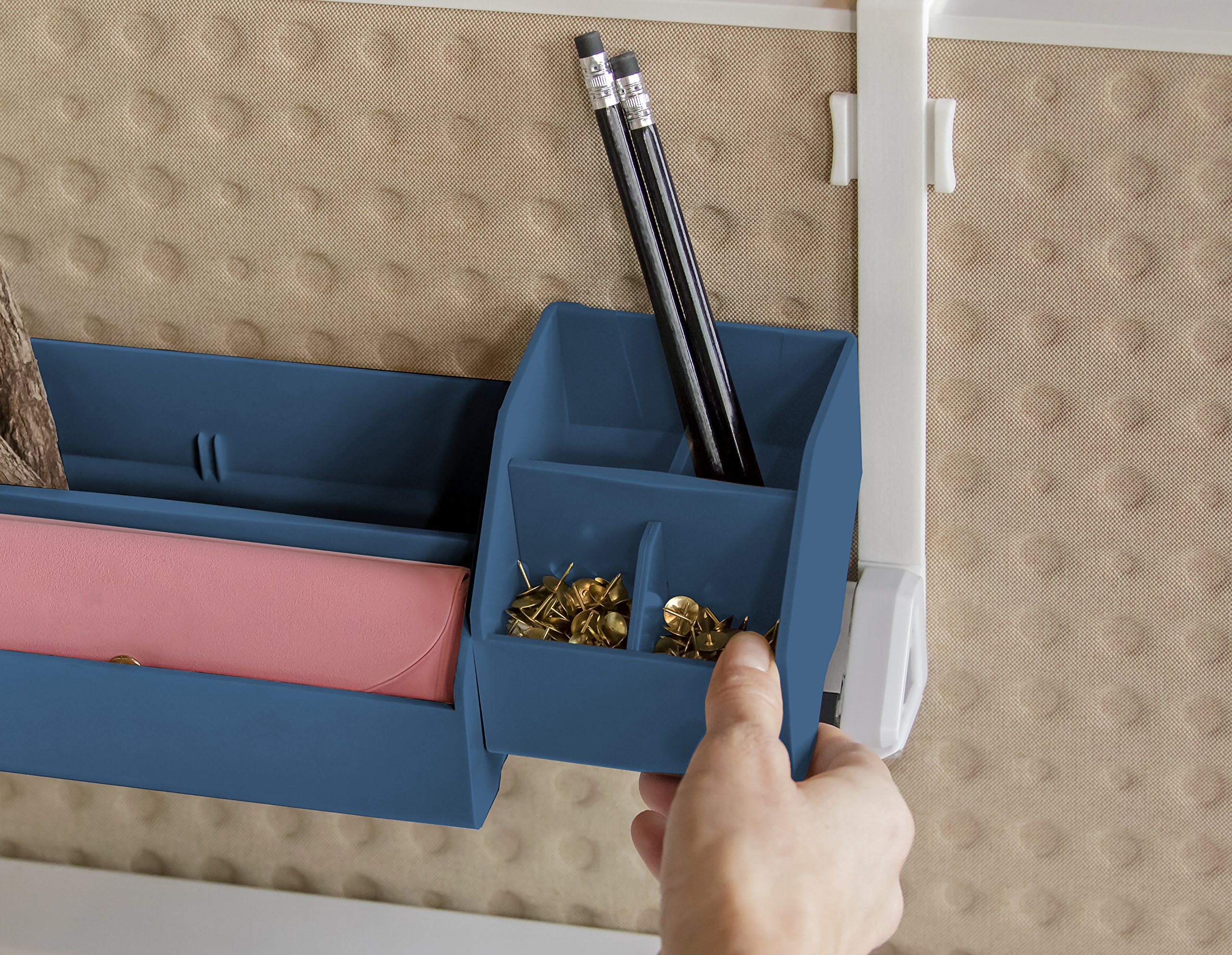 Foto 5 | Organizador De Escritorio Bostitch Office Konnect Portalápices Gris - Venta Internacional.