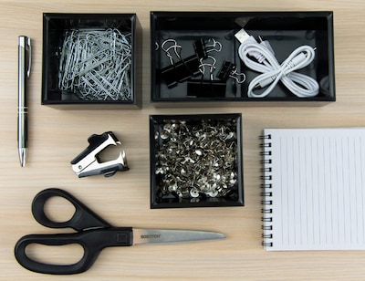 Foto 6 | Organizador De Escritorio Bostitch Office Konnect Con Bandeja Para Accesorios, Color Negro - Venta Internacional.