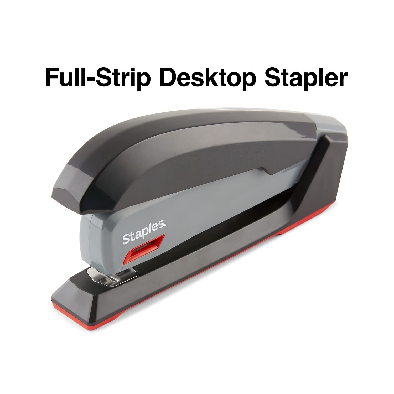 Foto 3 pulgar | Escritorio Stapler Staples One-touch De Tira Completa, 20 Hojas, Gris/negro/rojo - Venta Internacional.