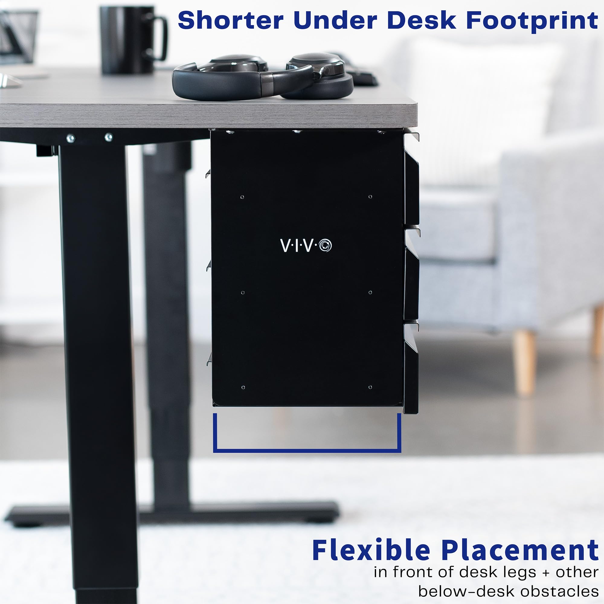 Foto 6 pulgar | Juego de Cajones para Debajo del Escritorio Vivo Desk-dr03 3 Niveles - Venta Internacional