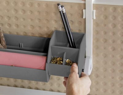 Foto 4 | Organizador De Escritorio Bostitch Office, Ancho, Portalápices, Gris - Venta Internacional.
