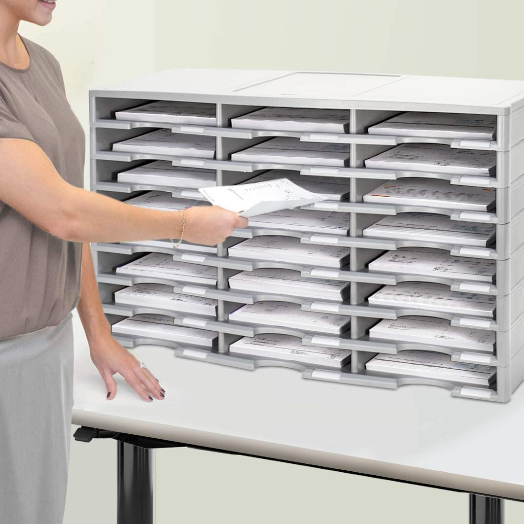 Foto 4 pulgar | Organizador De Literatura Storex, Modular, 24 Compartimentos, Negro - Venta Internacional.