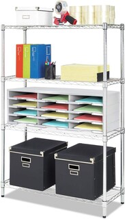 Foto 5 | Organizador De Literatura Storex, Modular, 24 Compartimentos, Negro - Venta Internacional.