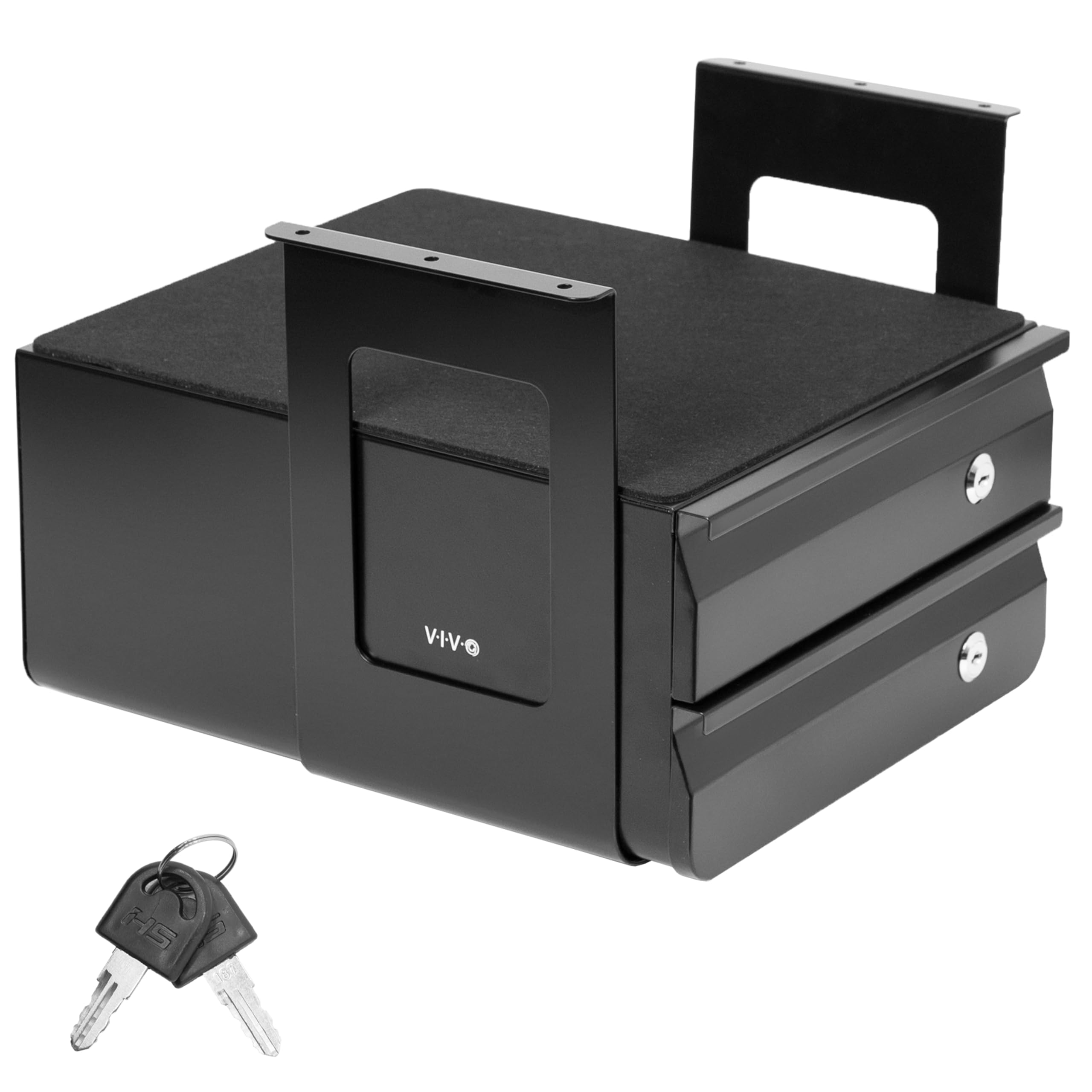 Foto 1 | Cajones Deslizantes Dobles Apilables Para Debajo Del Escritorio Vivo Desk-ac03l- - Venta Internacional.