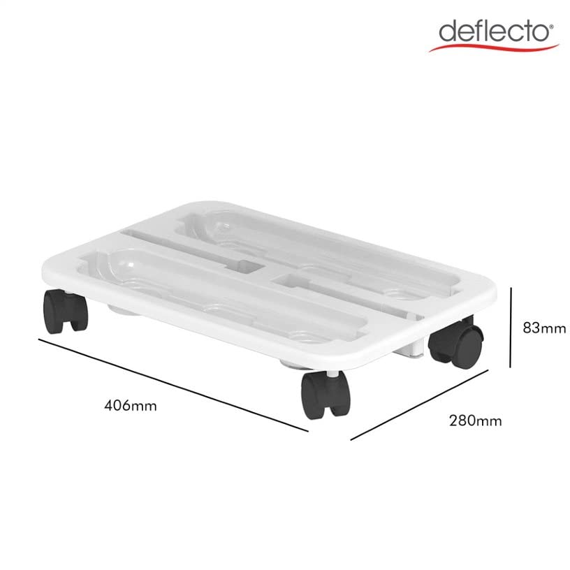 Foto 6 | Base De Ruedas Craft Organizer Deflecto Stack 'n Go Caddy, Color Blanco - Venta Internacional.