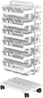 Foto 7 | Base De Ruedas Craft Organizer Deflecto Stack 'n Go Caddy, Color Blanco - Venta Internacional.