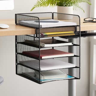 Foto 2 | Organizador De Escritorio Colgante Safco Onyx Con 5 Bandejas - Venta Internacional.