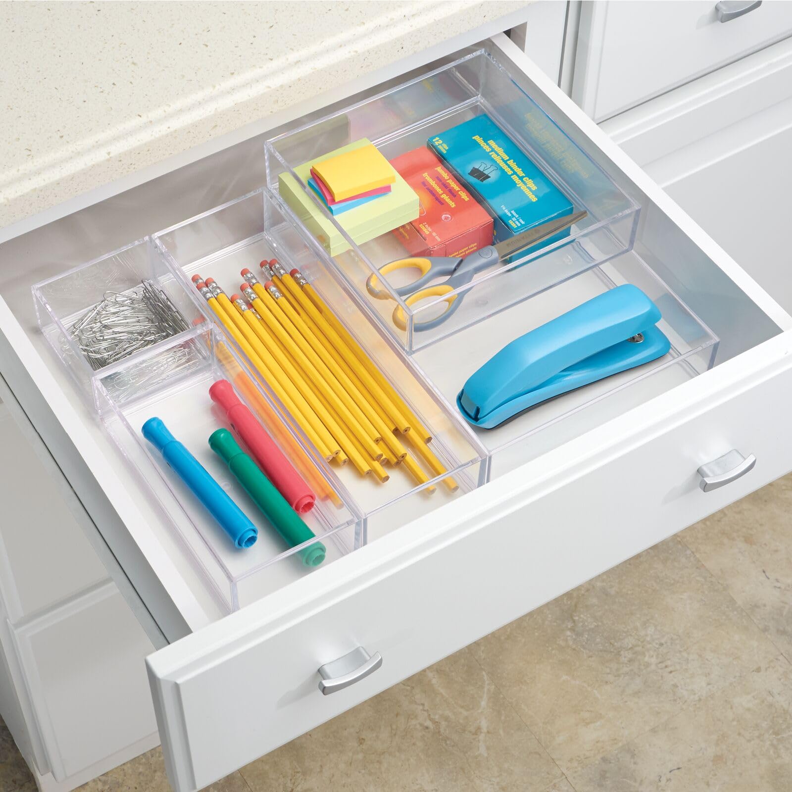 Foto 4 pulgar | Organizador De Escritorio Mdesign Plastic Square Collection X12 - Venta Internacional.