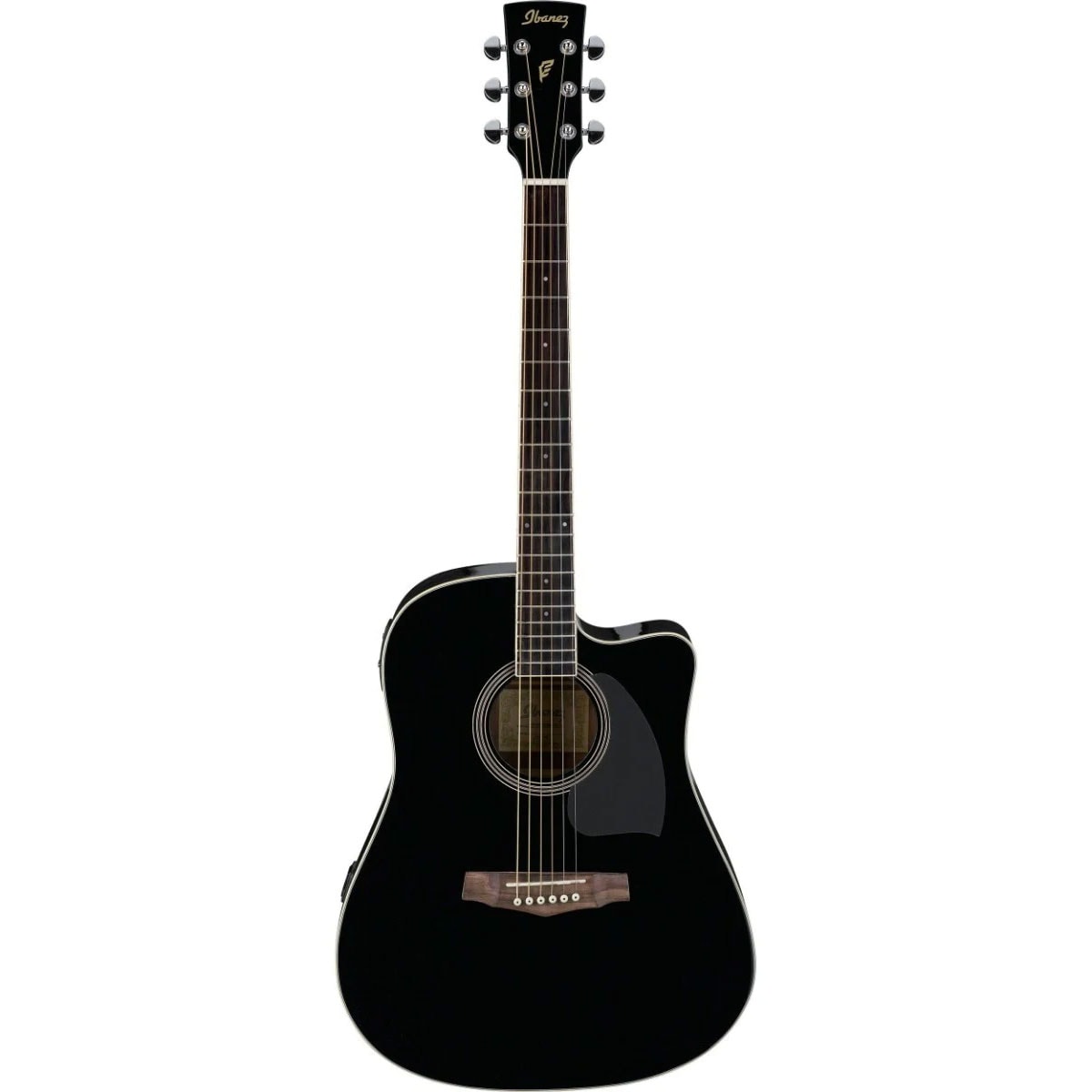 Guita Electroacústica Ibanez color Negra Pf15ece-bk $14,027