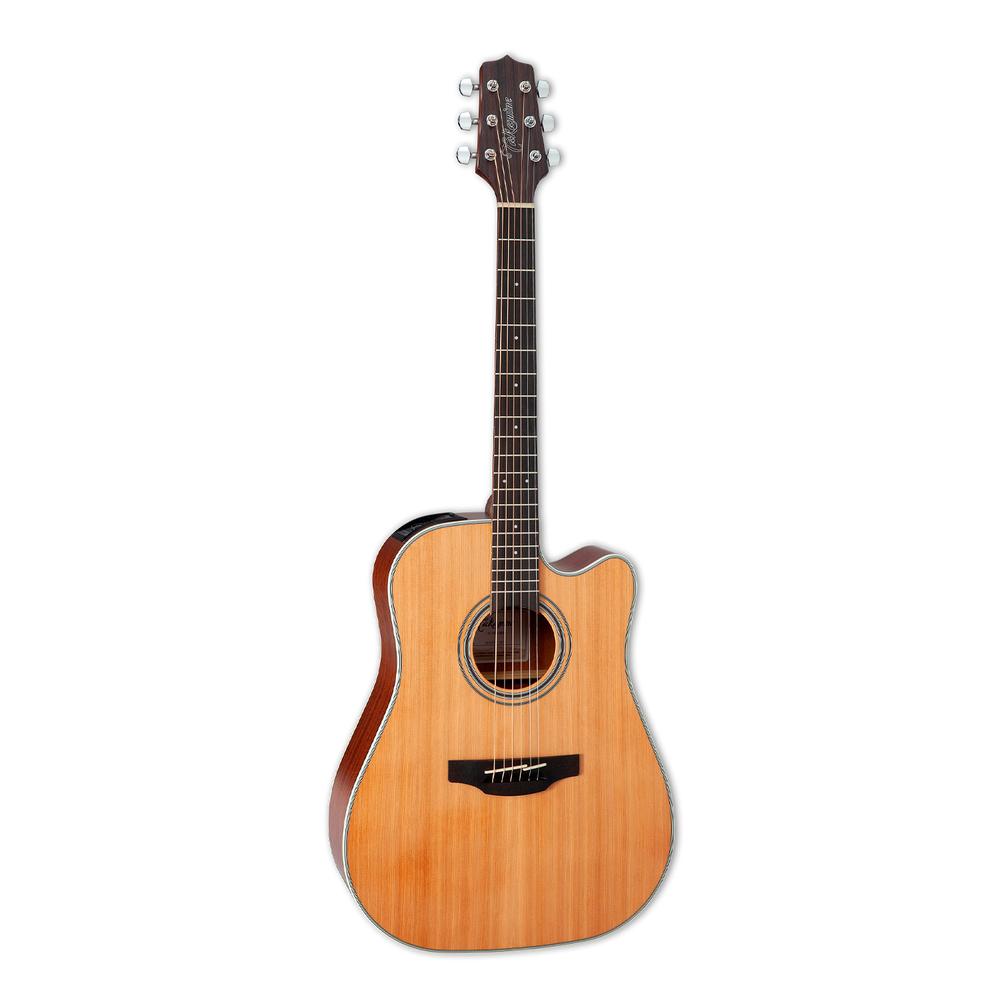 Guitarra Electroacústica Dreadnought Cutaway Takamine Gd20ce Ns Natural de 6 Cuerdas