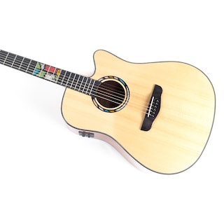 Foto 4 | Guitarra Electroacústica Aureal Abeto Sólido Y Caoba