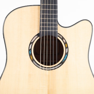 Foto 6 | Guitarra Electroacústica Aureal Abeto Sólido Y Caoba