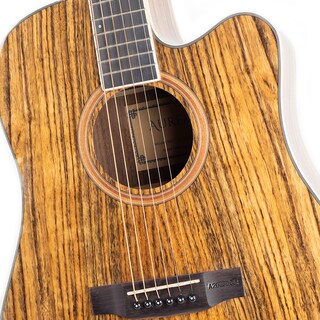 Foto 5 | Guitarra Electroacústica Aureal Walnut A215-41 color Marrón