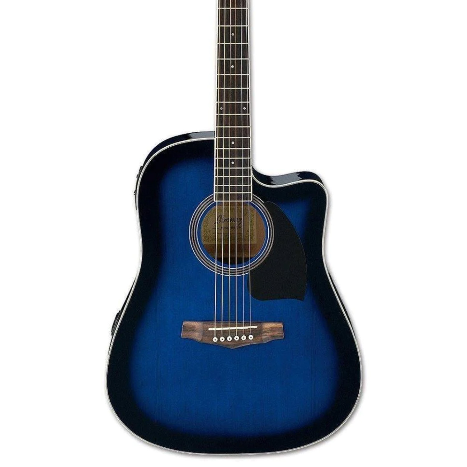 Foto 4 pulgar | Guitarra Electroacústica Ibanez PF15ECE-TBS Azul para Diestro