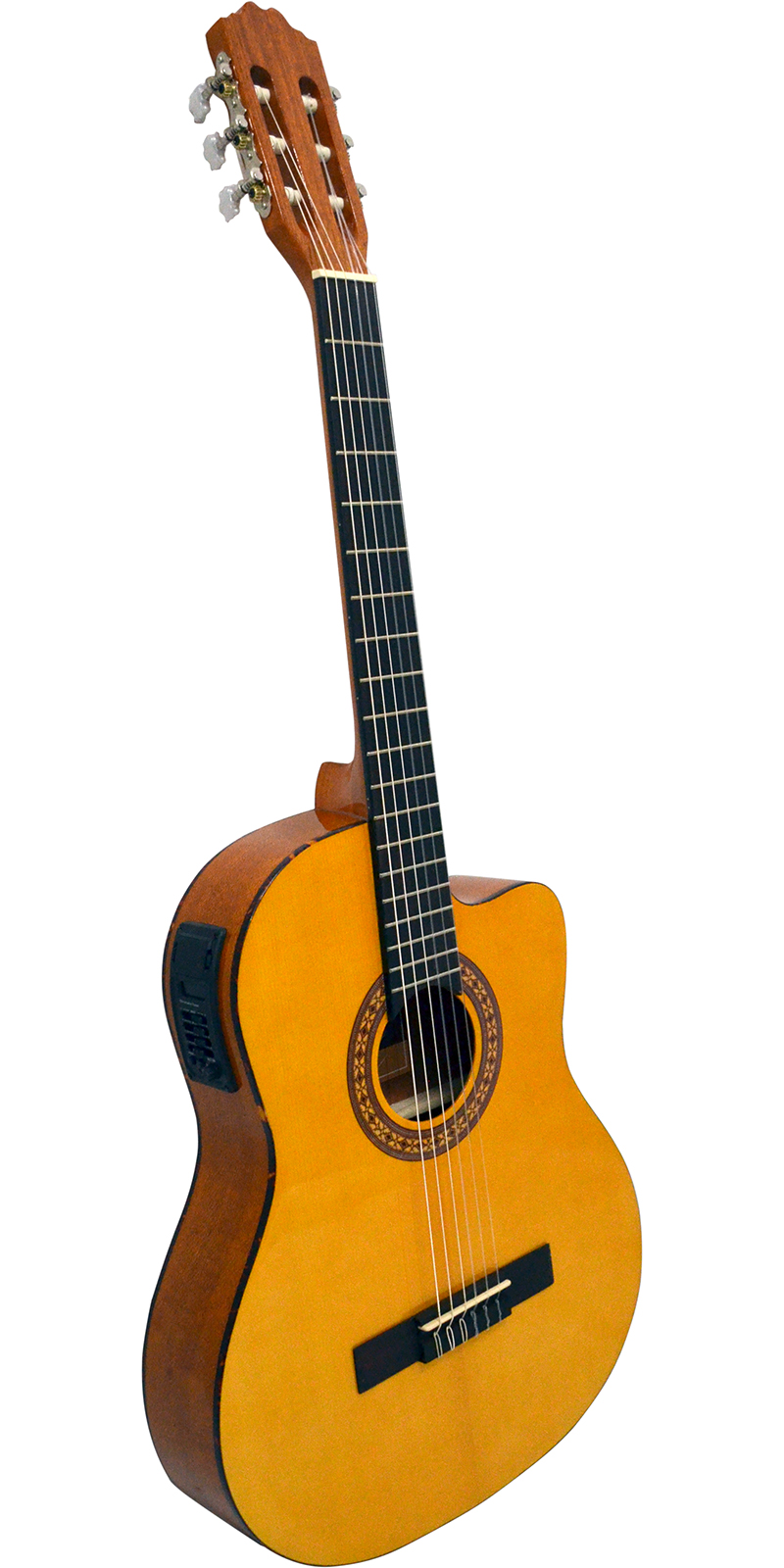 Guitarra Electroacústica La Sevillana Ul-5ceq Nylon Resaque