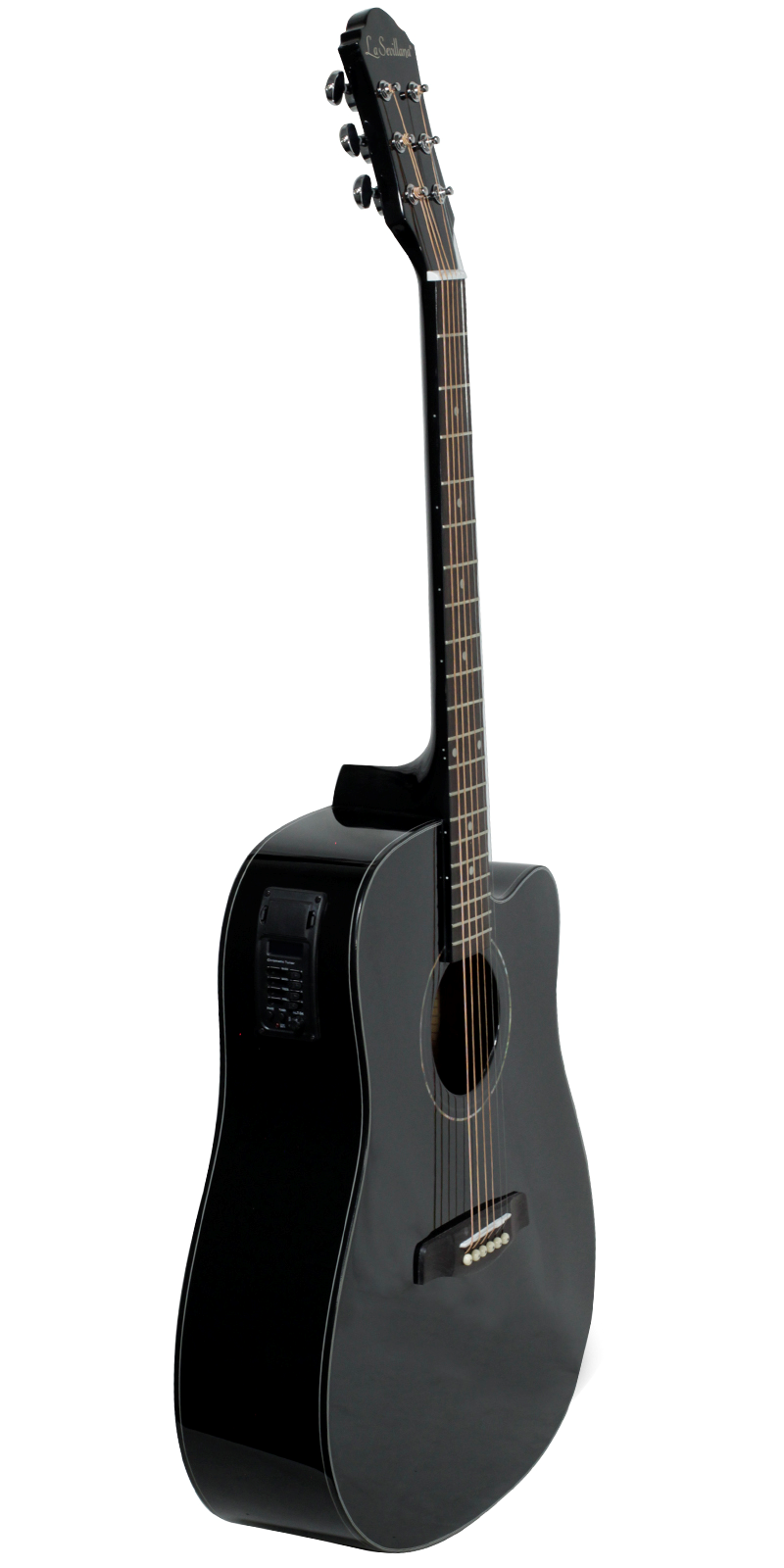 Foto 2 | Guitarra Electroacústica Texana La Sevillana Tx-200ceq Blk Negra