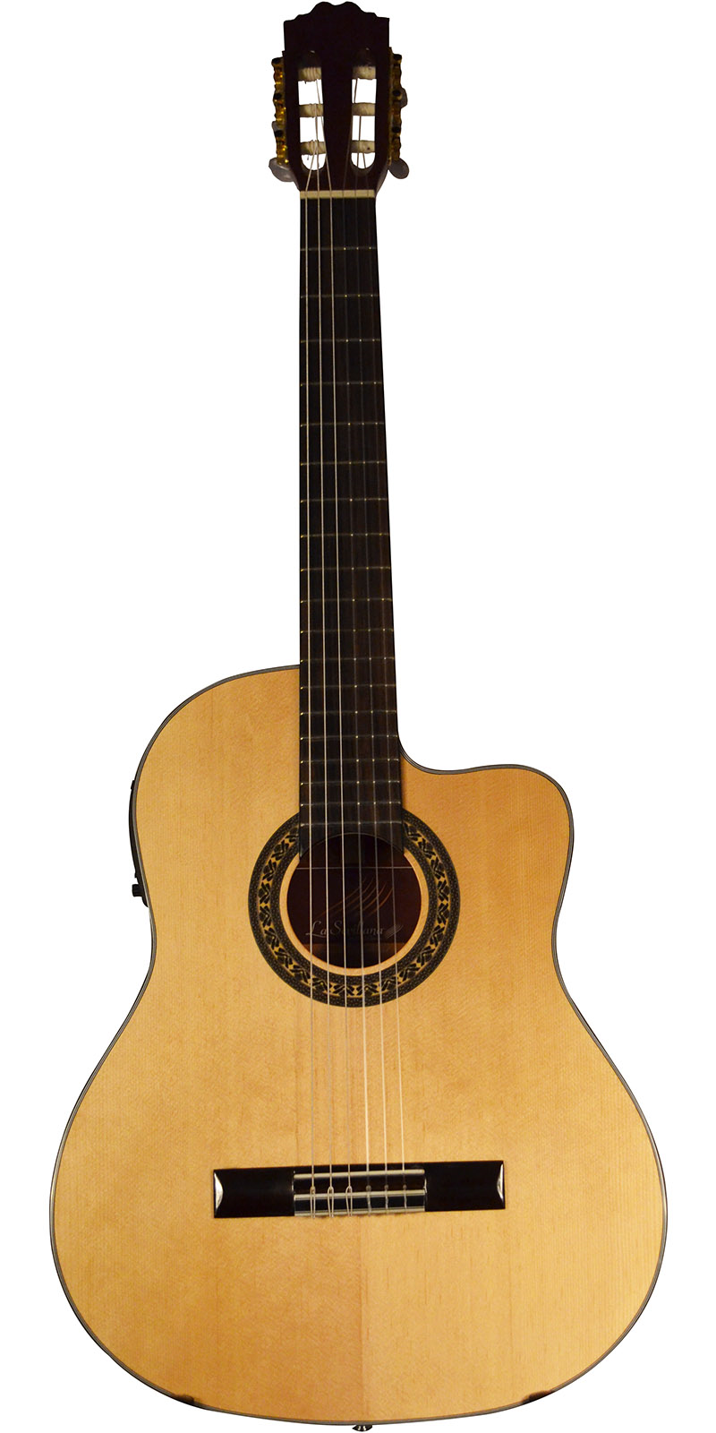 Guitarra Electroacústica La Sevillana N-6ceq Nylon Resaque