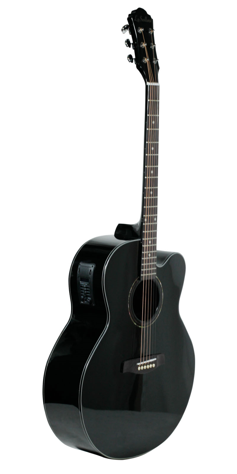 Foto 2 | Guitarra Electroacústica Jumbo La Sevillana Ju-340ceq Blk