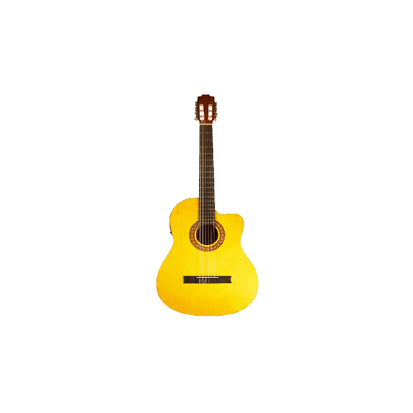 Guitarra Electroacústica Nylon Resaque La Sevillana L-5ceq