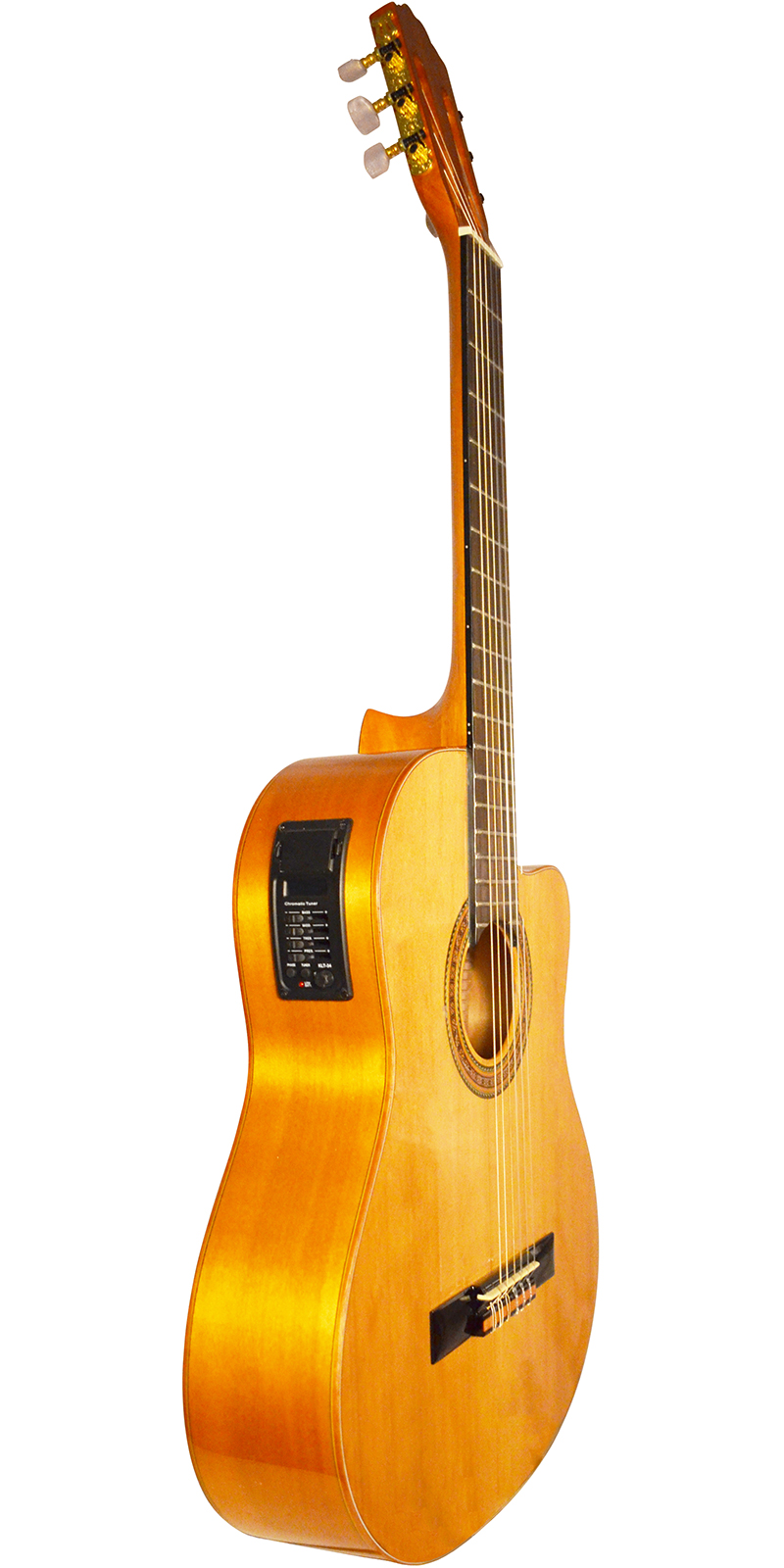 Foto 2 | Guitarra Electroacústica La Sevillana MS-71CEQ Naranja