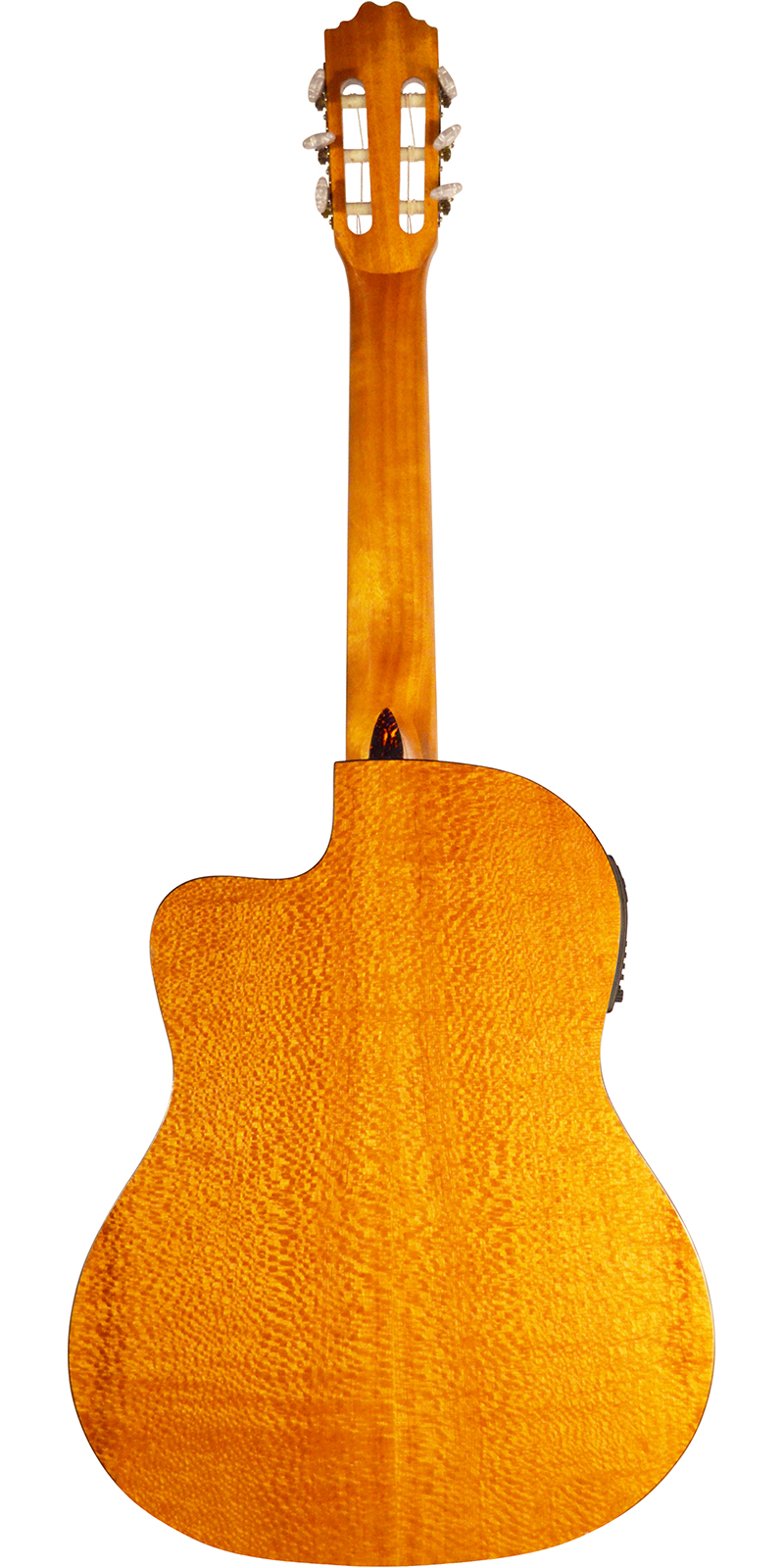 Foto 4 pulgar | Guitarra Electroacústica La Sevillana MS-71CEQ Naranja