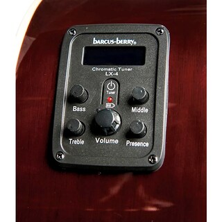 Foto 3 | Guitarra Electroacústica Washburn Ea55g Mini Jumbo Tapa Koa