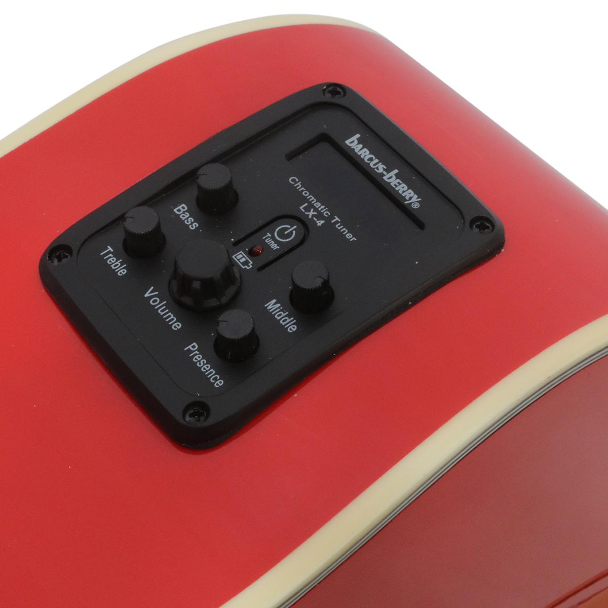 Foto 6 pulgar | Guitarra Electroacústica Washburn Ea10 Roja