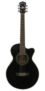 Foto 3 | Guitarra Electroacústica Washburn Ea10 Jumbo Negra