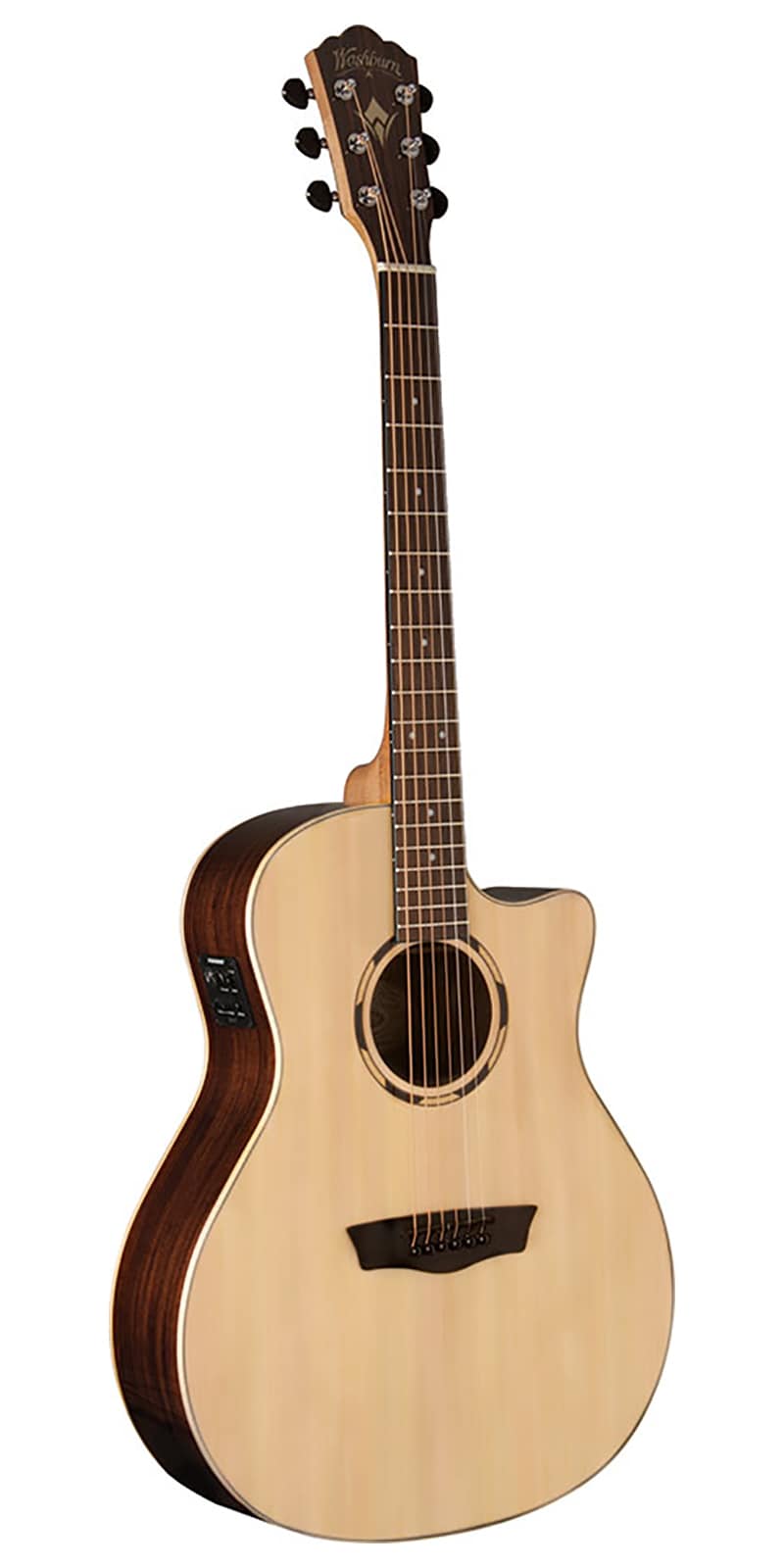 Guitarra Electroacústica Washburn Tamaño Orquesta $12,458