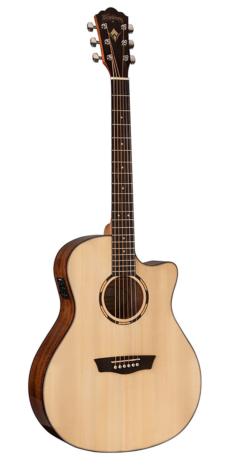 Guitarra Electroacústica Washburn Cutawey Graphtech $11,474