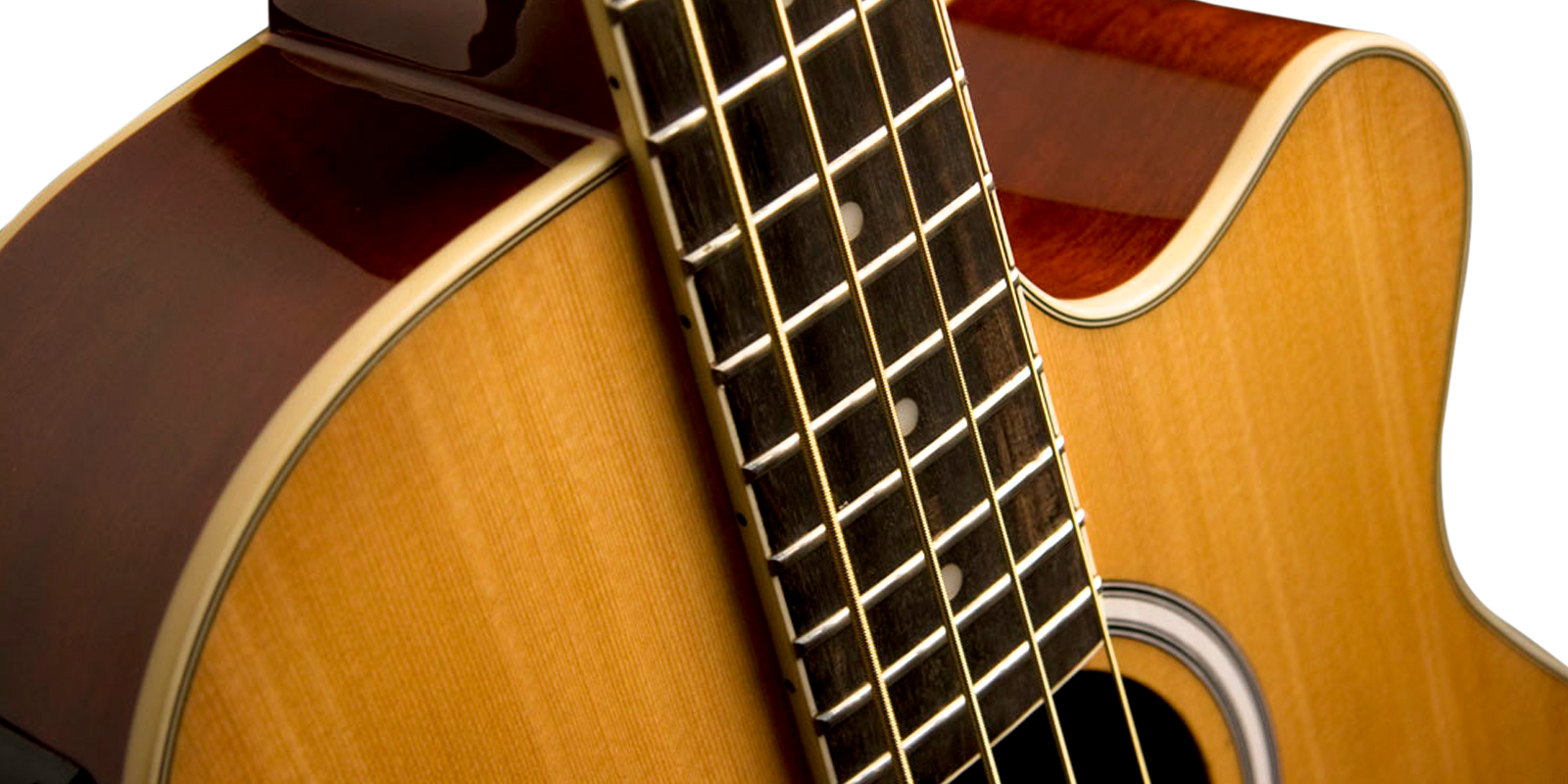 Foto 4 pulgar | Guitarra Electroacústica Washburn Guitars Ab5k color Café 4 Cuerdas