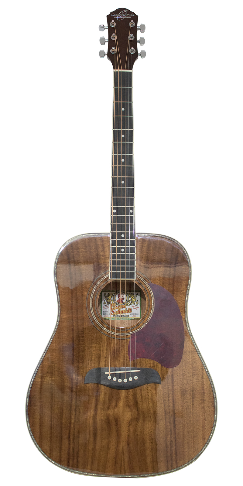 Guitarra Acústica Dreadnought Texana Oscar Schmidt Og2 Koa