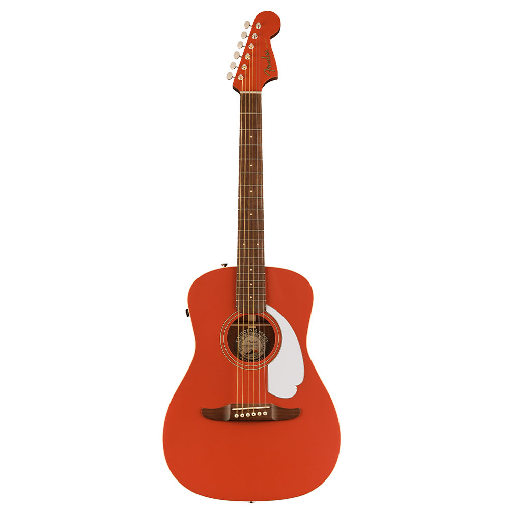 Guitarra Electroacústica Fender Malibu Player Fiesta Red