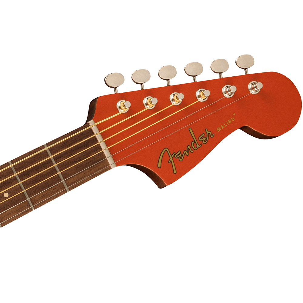 Foto 5 | Guitarra Electroacústica Fender Malibu Player Fiesta Red