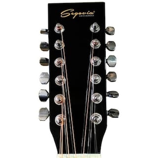 Foto 2 | Guitarra Electroacústica Segovia para Diestros Negra Arce