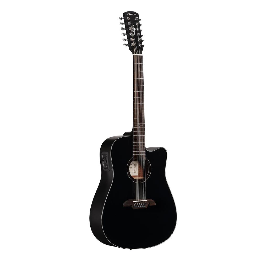 Foto 3 | Guitarra Electroacústica ALVAREZ AD60-12CEBK Color Negro Dreadnought