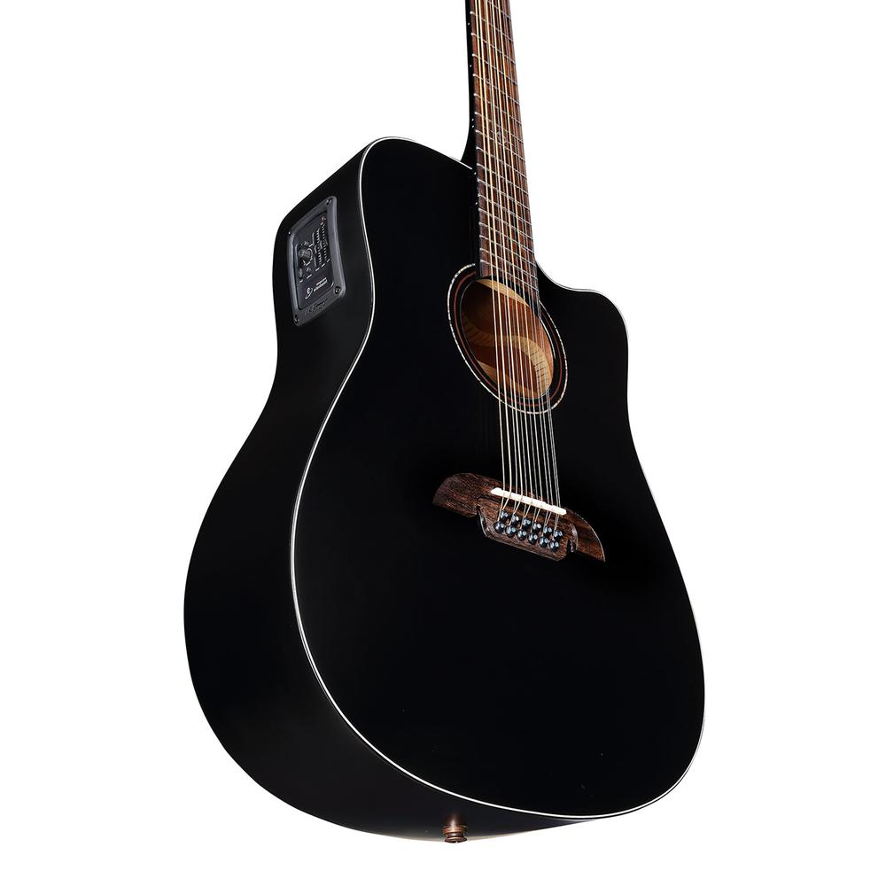 Foto 4 | Guitarra Electroacústica ALVAREZ AD60-12CEBK Color Negro Dreadnought