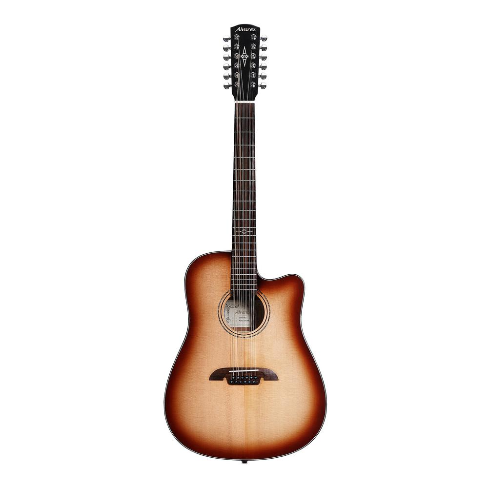 Guitarra Electroacústica ALVAREZ AD60-12CESHB Color Shadowburst/Gloss Dreadnought $19,495