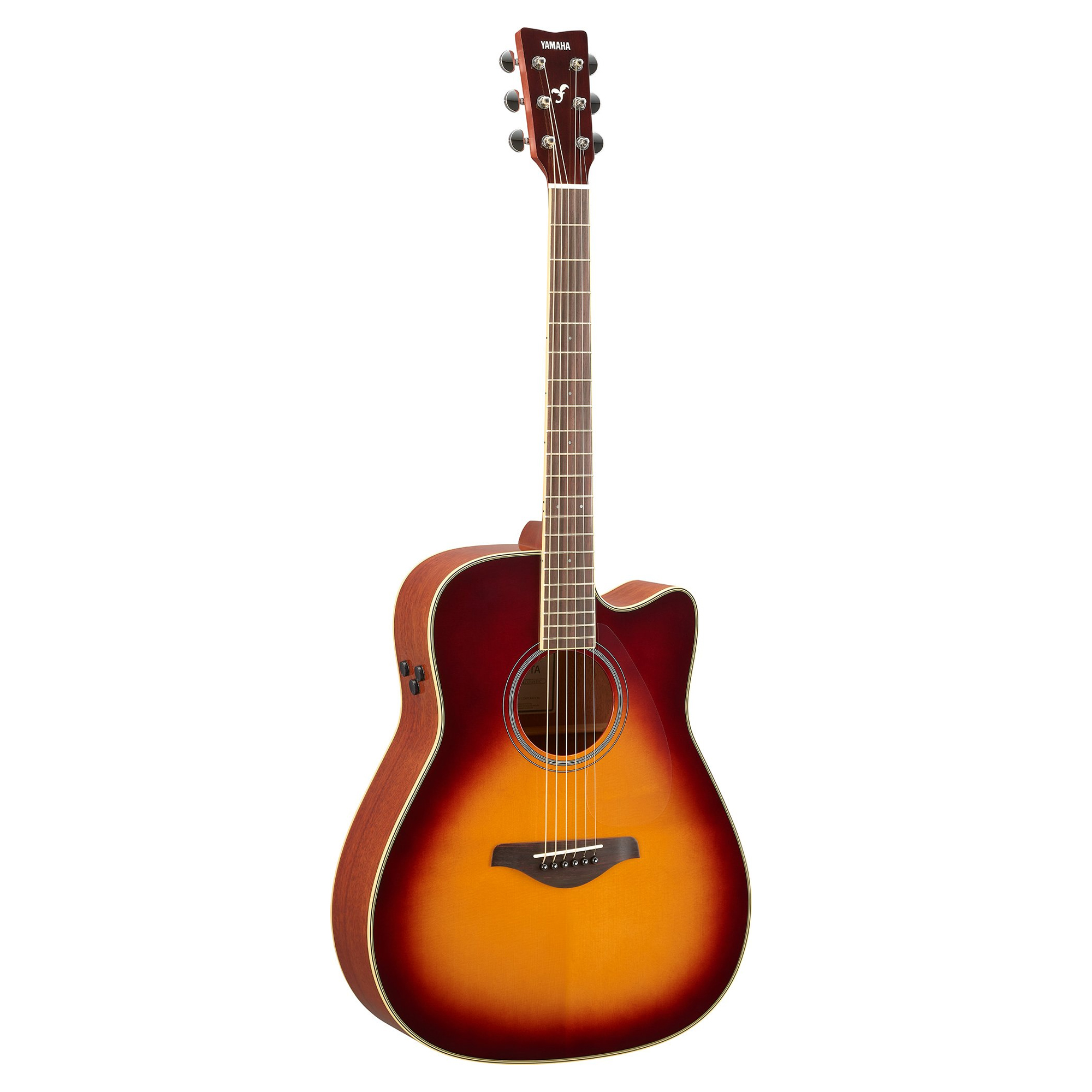 Foto 2 | Guitarra Electroacutica Yamaha Transacoustic Fgc-ta Brown Sunburst