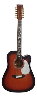 Foto 1 | Guitarra Electroacustica Mc Cartney Bfg4117c / 12fm-cb