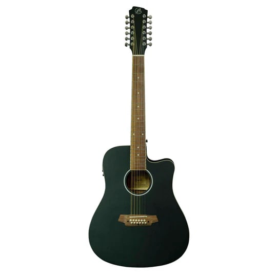 Guitarra Electroacústica Docerola Bamboo Mahogany Negra Con Bridge Doctor Incluye Funda $6,499