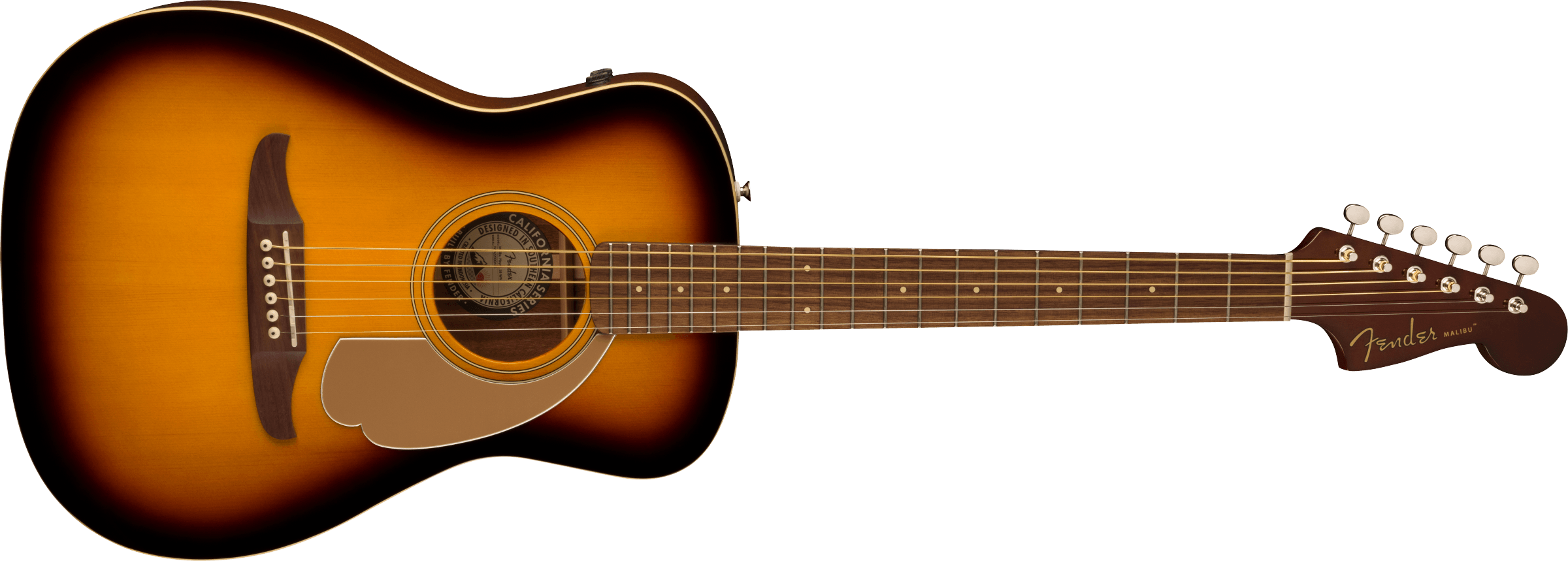 Foto 3 pulgar | Guitarra Electroacustica Fender Malibu Player Sunburst
