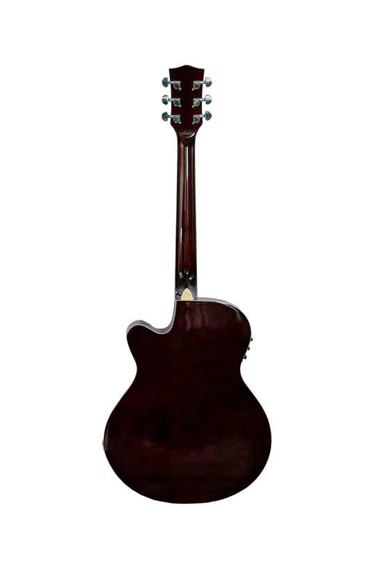 Foto 4 | Guitarra Electroacústica Sunburst Con Ecualizador Y Corte 40 Bamboo