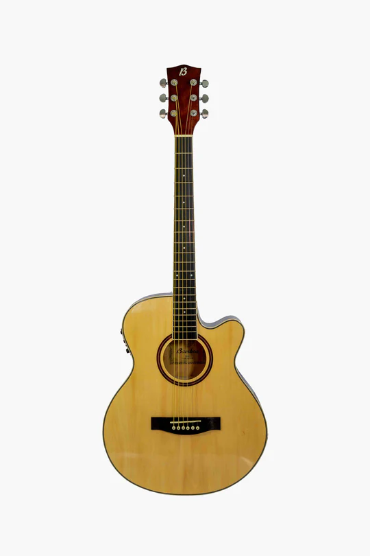 Foto 3 pulgar | Guitarra Electroacustica Bamboo Ga-40-nat-q-ar Stage