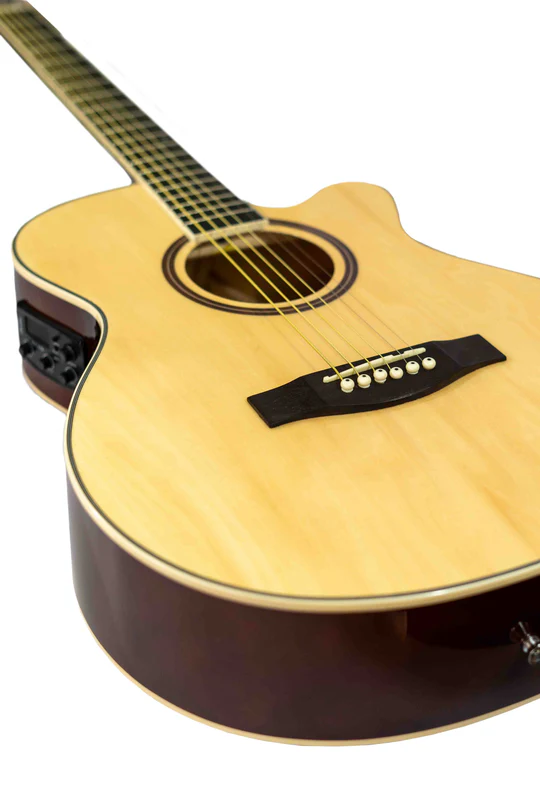 Foto 5 | Guitarra Electroacustica Bamboo Ga-40-nat-q-ar Stage